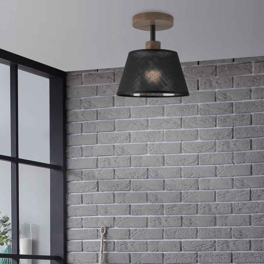 Brilagi - LED Opbouwlamp ANTHONY 1xE14/60W/230V eiken walnoot/zwart