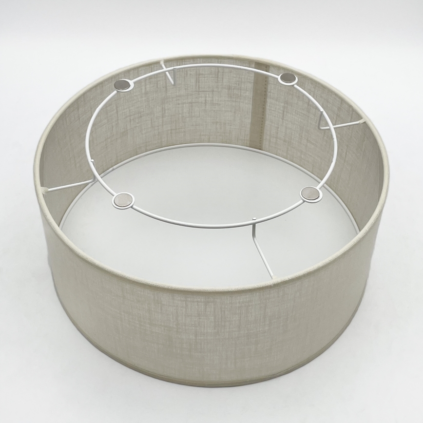 Brilagi - LED Plafondlamp BELLADONNA 1xE27/15W/230V diameter 30 cm crème/eiken