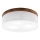 Brilagi - LED Plafondlamp BELLADONNA 3xE27/15W/230V diameter 50 cm wit/eiken kers