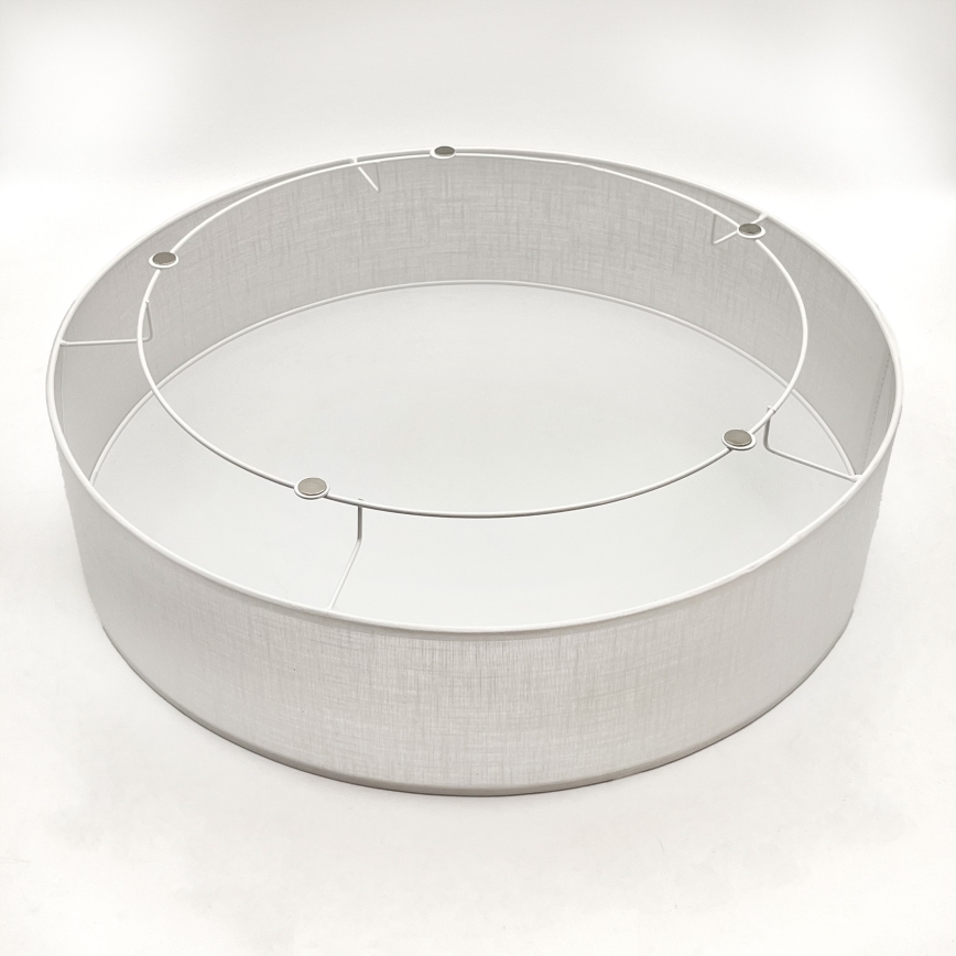 Brilagi - LED Plafondlamp BELLADONNA 3xE27/15W/230V diameter 50 cm wit/eiken kers