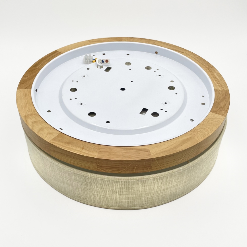 Brilagi - LED Plafondlamp BELLADONNA LED/36W/230V Ø 40 cm crème/eik