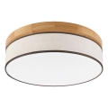Brilagi - LED Plafondlamp BELLADONNA LED/36W/230V Ø 40 cm crème/eik