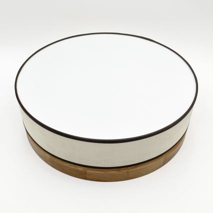 Brilagi - LED Plafondlamp BELLADONNA LED/36W/230V Ø 40 cm crème/eik