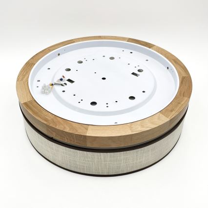 Brilagi - LED Plafondlamp BELLADONNA LED/36W/230V Ø 40 cm crème/eik