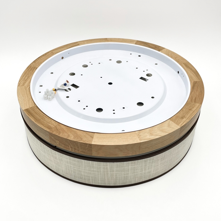 Brilagi - LED Plafondlamp BELLADONNA LED/36W/230V Ø 40 cm crème/eik