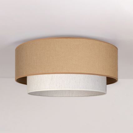 Brilagi - LED plafondlamp BOHO ECO 1xE27/10W/230V Ø 40 cm beige/crème