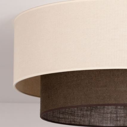 Brilagi - LED plafondlamp BOHO STYLE 3xE27/15W/230V Ø 60 cm crème/bruin