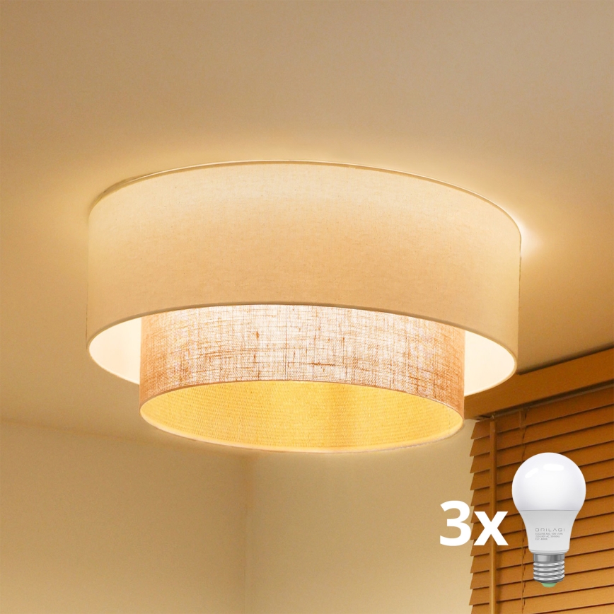 Brilagi - LED plafondlamp BOHO STYLE 3xE27/15W/230V Ø 60 cm