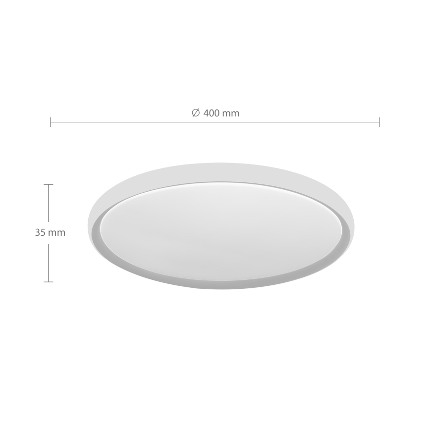 Brilagi - LED-plafondlamp CARLOS LED/24W/230V Ø 40 cm wit