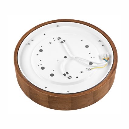 Brilagi - LED plafondlamp CARVALHO 2xE27/15W/230V eiken/kersen Ø 37 cm