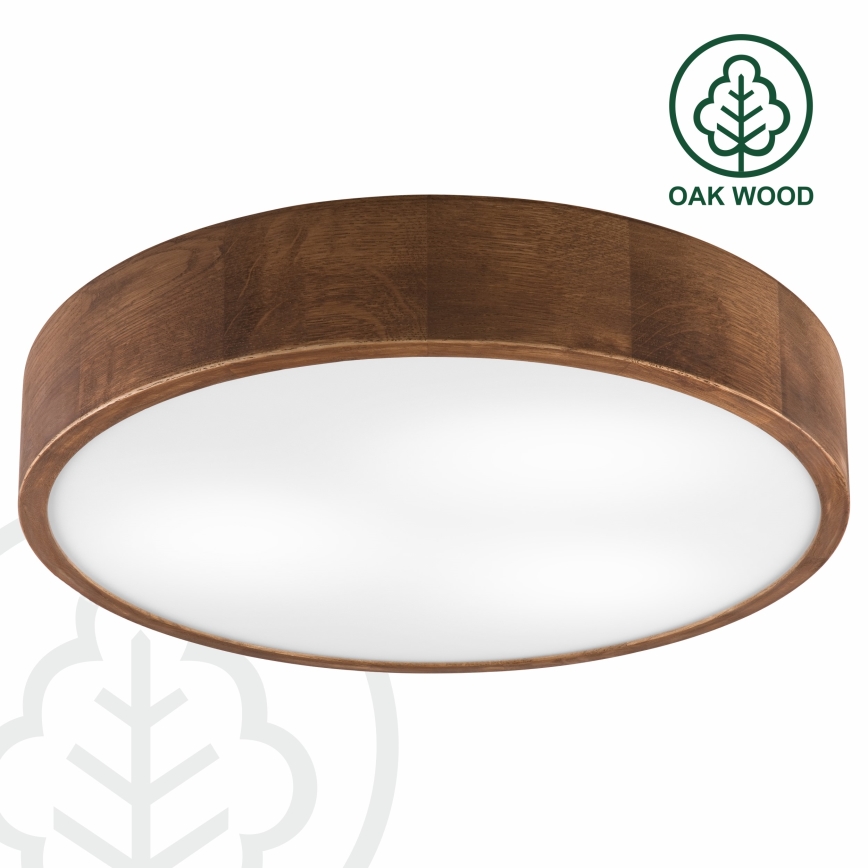 Brilagi - LED Plafondlamp CARVALHO 3xE27/60W/230V eiken kers diameter 47 cm