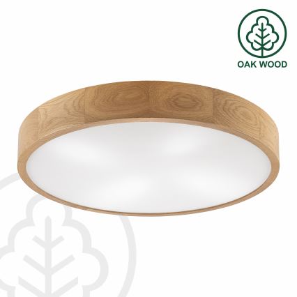 Brilagi - LED Plafondlamp CARVALHO 4xE27/60W/230V eik 57,5 cm