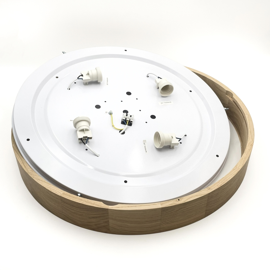 Brilagi - LED Plafondlamp CARVALHO 4xE27/60W/230V eik 57,5 cm