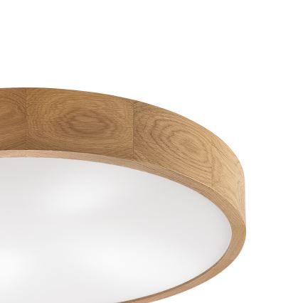 Brilagi - LED plafondlamp CARVALHO 4xE27/60W/230V eik Ø 57,5 cm