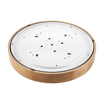 Brilagi - LED plafondlamp CARVALHO 4xE27/60W/230V eik Ø 57,5 cm