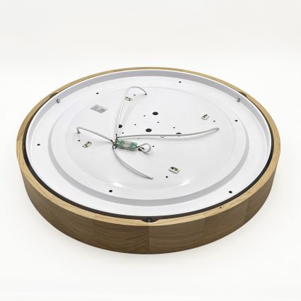 Brilagi - LED plafondlamp CARVALHO 4xE27/60W/230V eik Ø 57,5 cm