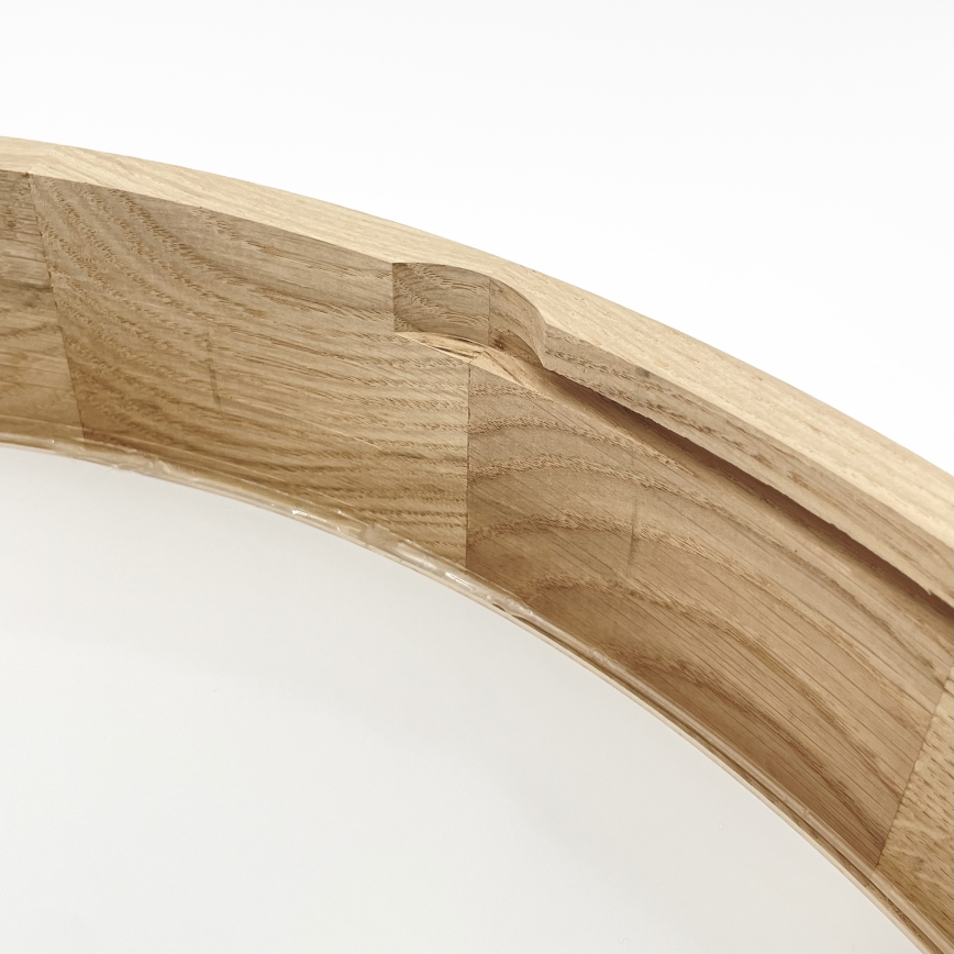 Brilagi - LED-plafondlamp CARVALHO 4xE27/60W/230V eiken Ø 57,5 cm