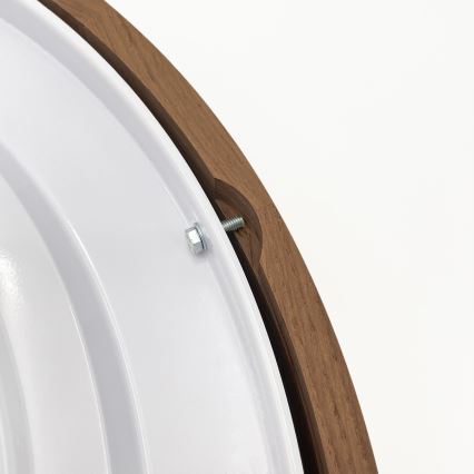 Brilagi - LED Plafondlamp CARVALHO 4xE27/60W/230V in eiken-kers hout, ø 57,5 cm