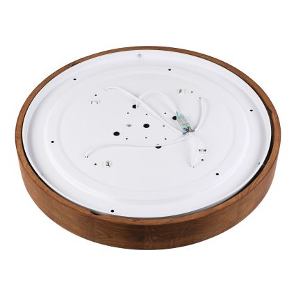 Brilagi - LED Plafondlamp CARVALHO 4xE27/60W/230V in eiken-kers hout, ø 57,5 cm