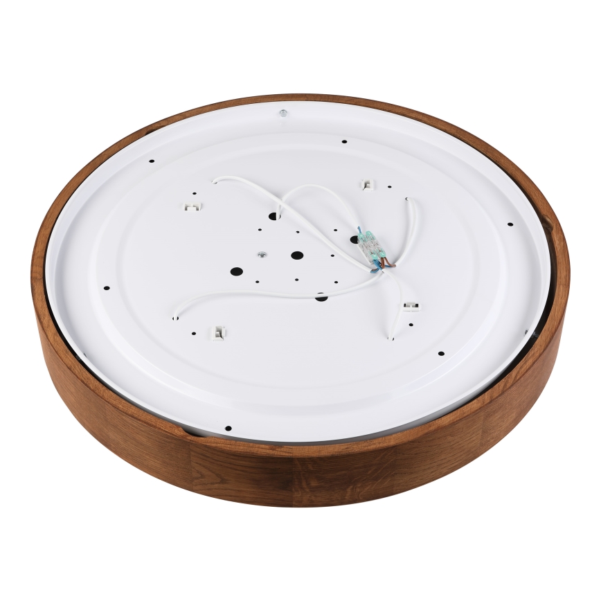 Brilagi - LED Plafondlamp CARVALHO 4xE27/60W/230V in eiken-kers hout, ø 57,5 cm