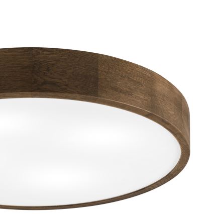 Brilagi - LED Plafondlamp CARVALHO 4xE27/60W/230V walnoot 57,5 cm