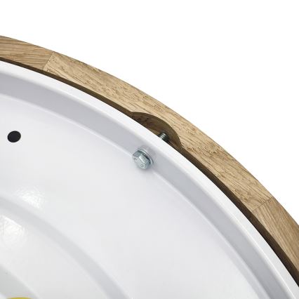 Brilagi - LED-plafondlamp CARVALHO LED/36W/230V eiken Ø 37,5 cm