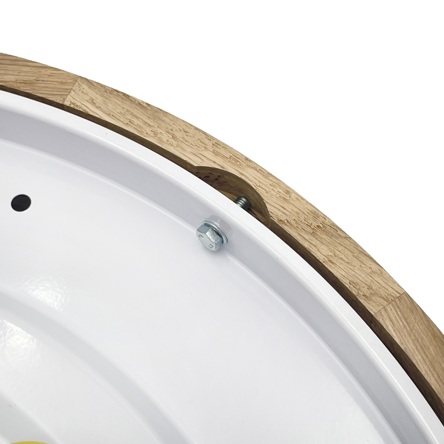 Brilagi - LED-plafondlamp CARVALHO LED/36W/230V eiken Ø 37,5 cm