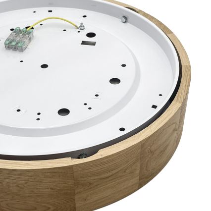 Brilagi - LED-plafondlamp CARVALHO LED/36W/230V eiken Ø 37,5 cm