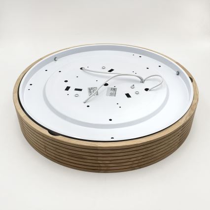 Brilagi - LED-plafondlamp CARVALHO MODERN 3xE27/60W/230V Ø 47,5 cm eik