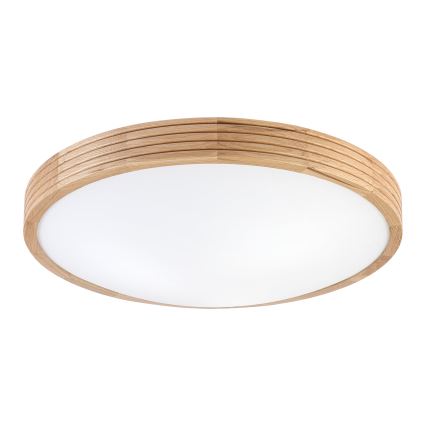 Brilagi - LED-plafondlamp CARVALHO MODERN SLIM 3xE27/60W/230V Ø 47,5 cm eiken