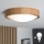 Brilagi - LED Plafondlamp CARVALHO SLIM 1xE27/60W/230V eiken diameter 27 cm