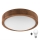 Brilagi - LED Plafondlamp CARVALHO SLIM 1xE27/60W/230V eiken kers diameter 27 cm