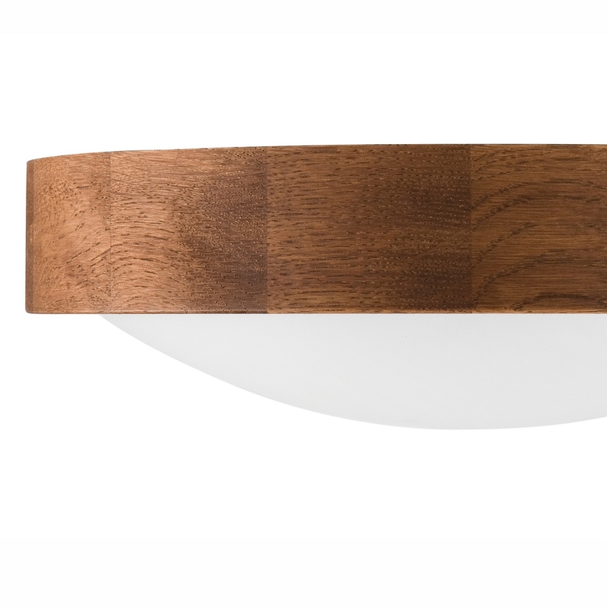 Brilagi - LED Plafondlamp CARVALHO SLIM 1xE27/60W/230V eiken kers diameter 27 cm