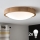 Brilagi - LED-plafondlamp CARVALHO SLIM 2xE27/15W/230V eiken Ø 37 cm