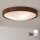 Brilagi - LED plafondlamp CARVALHO SLIM 3xE27/15W/230V eiken/walnoot Ø 47 cm