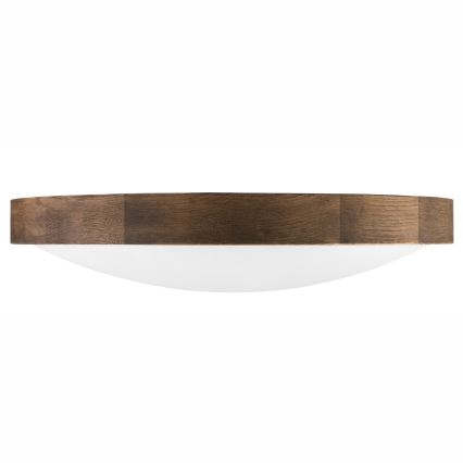 Brilagi - LED plafondlamp CARVALHO SLIM 3xE27/15W/230V eiken/walnoot Ø 47 cm