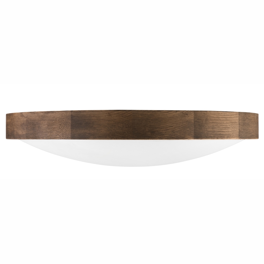 Brilagi - LED plafondlamp CARVALHO SLIM 3xE27/15W/230V eiken/walnoot Ø 47 cm