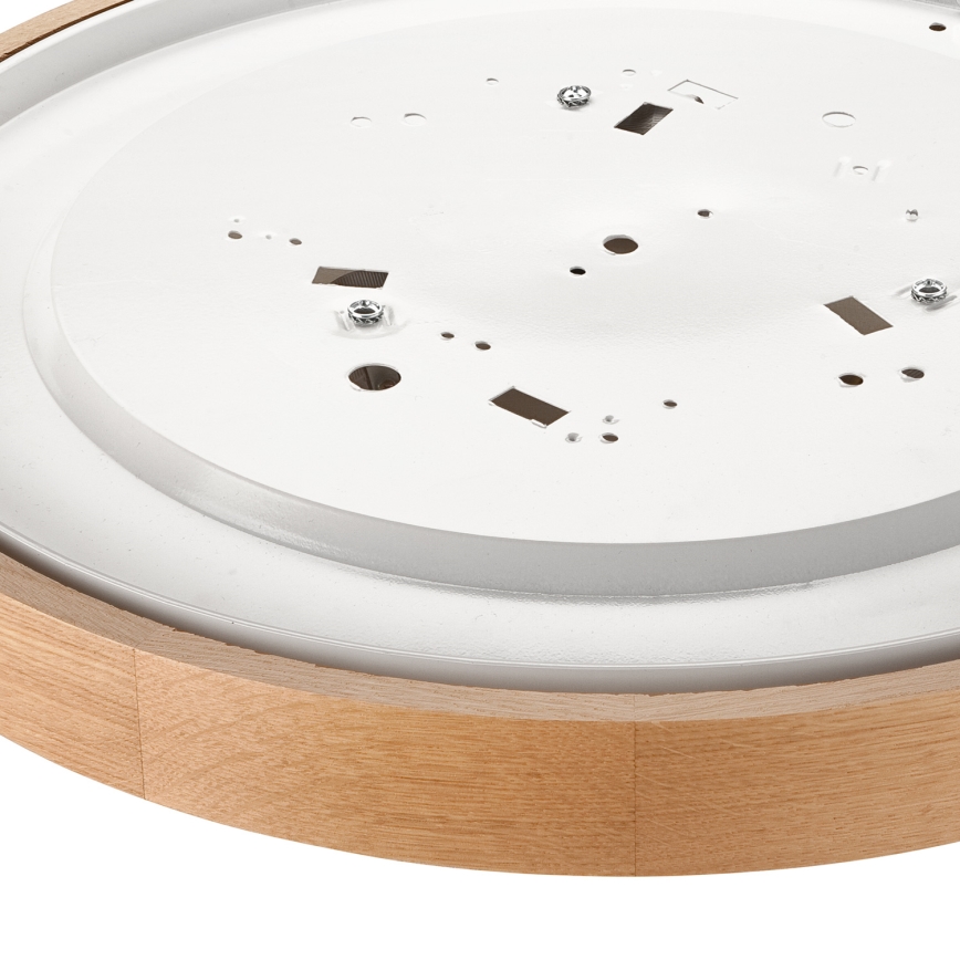 Brilagi - LED Plafondlamp CARVALHO SLIM 3xE27/60W/230V eiken diameter 47 cm