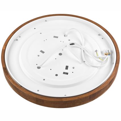 Brilagi - LED Plafondlamp CARVALHO SLIM 3xE27/60W/230V eiken kers diameter 47 cm