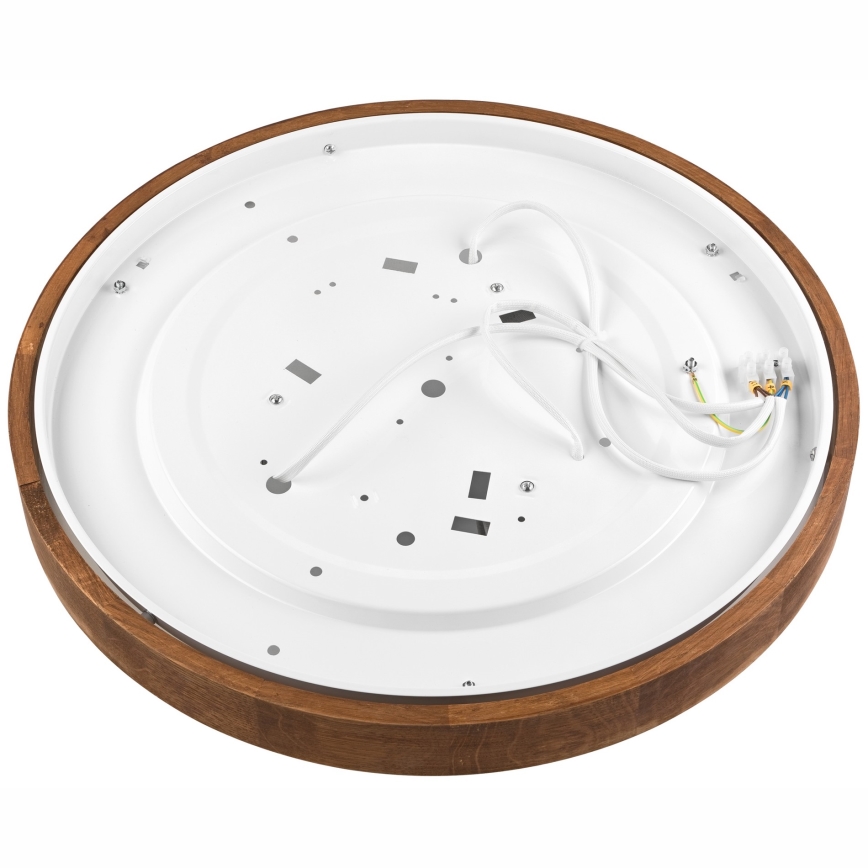 Brilagi - LED Plafondlamp CARVALHO SLIM 3xE27/60W/230V eiken kers diameter 47 cm
