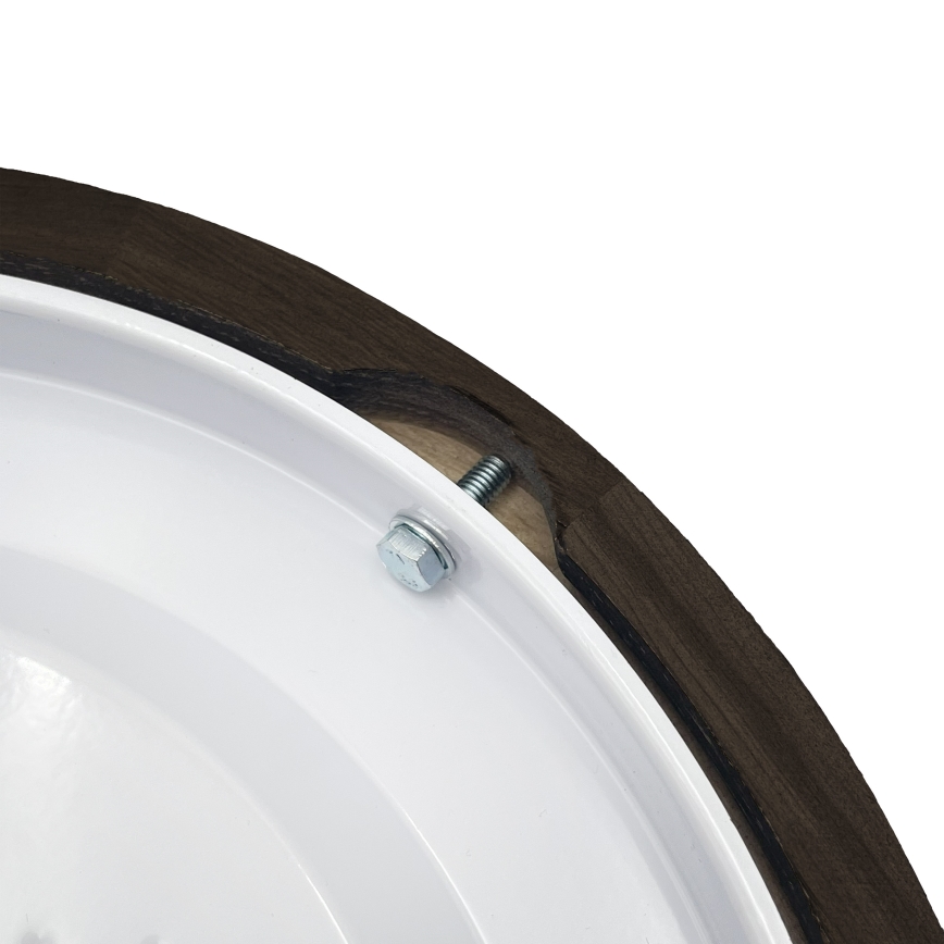 Brilagi - LED plafondlamp CARVALHO SMOKEY LED/20W/230V eiken Ø 27,5 cm