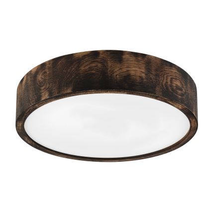 Brilagi - LED plafondlamp CARVALHO SMOKEY LED/36W/230V eiken Ø 37,5 cm