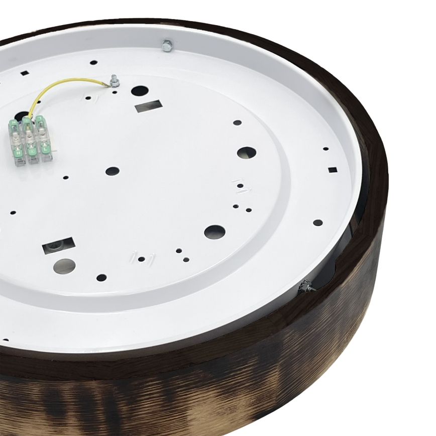 Brilagi - LED plafondlamp CARVALHO SMOKEY LED/36W/230V eiken Ø 37,5 cm