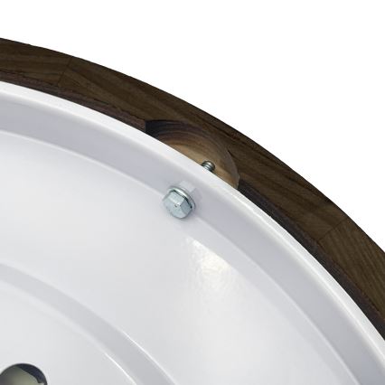 Brilagi - LED plafondlamp CARVALHO SMOKEY LED/36W/230V eiken Ø 37,5 cm