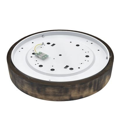 Brilagi - LED-plafondlamp CARVALHO SMOKEY LED/36W/230V eiken Ø 47,5 cm