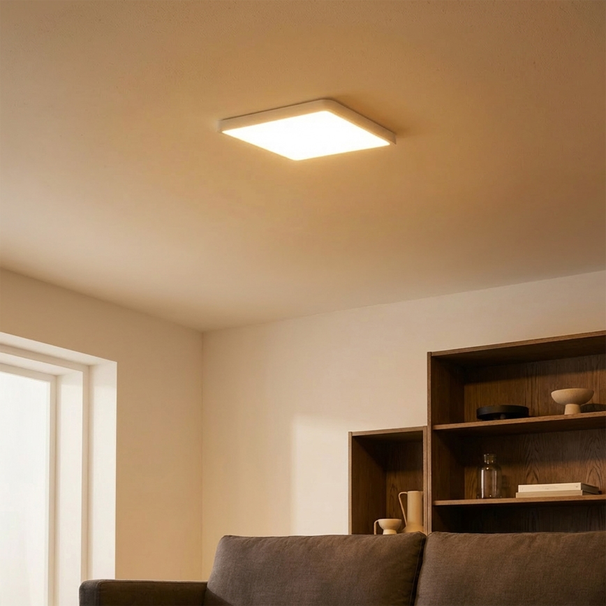 Brilagi - LED plafondlamp ESTELA SQUARE LED/24W/230V 31x31 cm wit