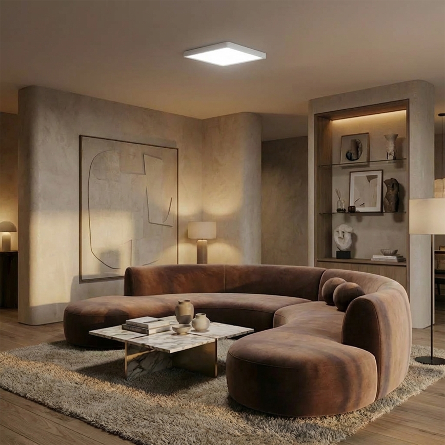 Brilagi - LED plafondlamp ESTELA SQUARE LED/24W/230V 31x31 cm wit