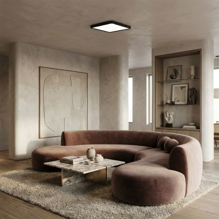 Brilagi - LED-plafondlamp ESTELA SQUARE LED/24W/230V 31x31 cm zwart