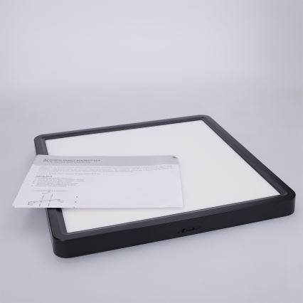 Brilagi - LED-plafondlamp ESTELA SQUARE LED/24W/230V 31x31 cm zwart