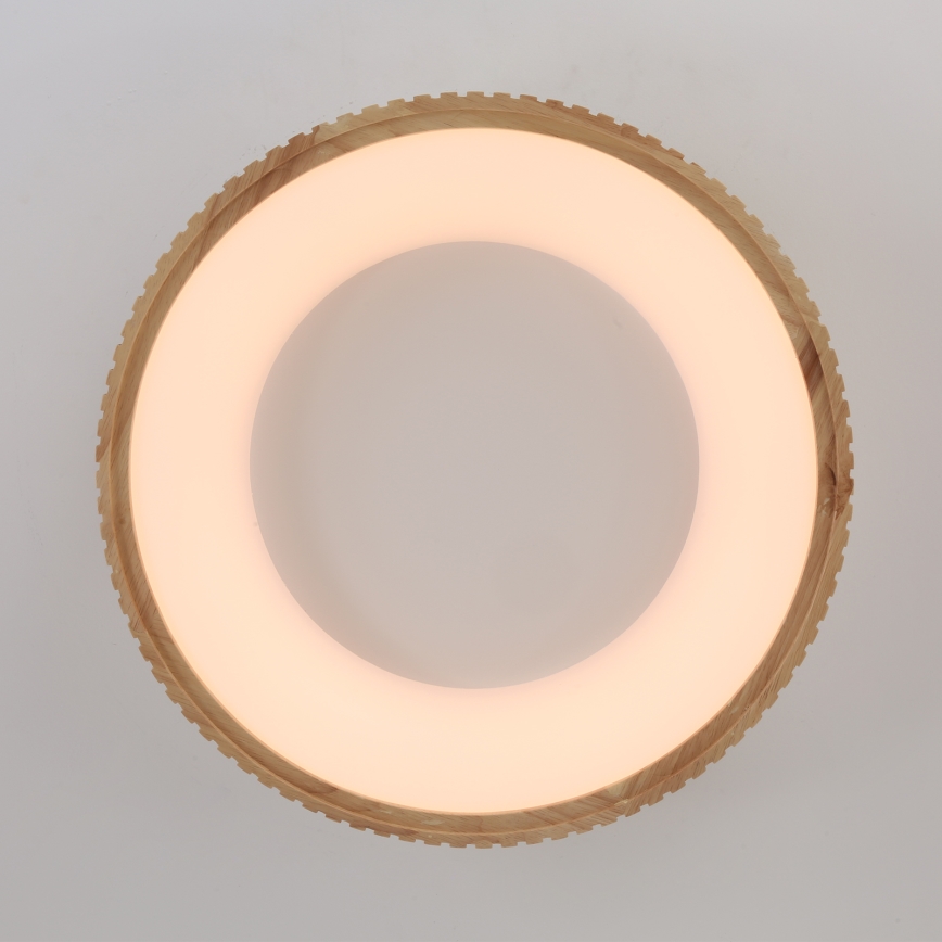 Brilagi - LED-plafondlamp FALCON WOOD MODERN LED/30W/230V 3000/4000/6000K Ø 45 cm hout